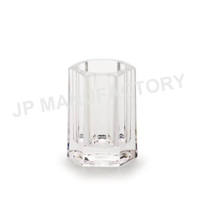 China Wholesale viable high quality hexagon shapeThick acrylic toothpick holder for hotel for sale