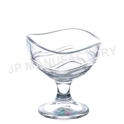 China Sustainable High Quality Stem PC 320ml Design Ice Cream Cup For Beach / Poolside for sale