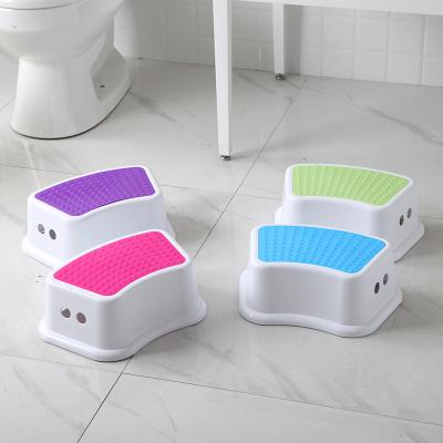 China Anti-skid Stool Step Stool Baby Kids Foot Plastic Sit Stand Stool for sale