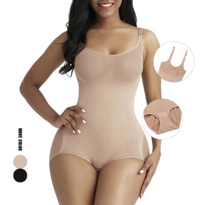 China Top Selling Adjustable Slimming Body Antibacterial Shaper Shaperwear Solid Color Elasticity Butt Lifter Shapers for sale