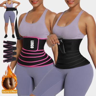 China OEM Service Antibacterial Body Belly Wrap Slimming Belt Weight Loss Sweat Waist Trainer Neoprene for sale