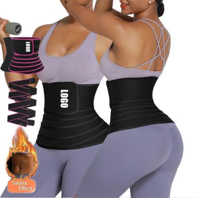 China New Antibacterial Enumerating Waist Trainer Neoprene Fat Burning Elastic Stomach Wrap Slimming Sauan Waist Trainer Belt for sale