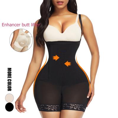 China Wholesale Women High Compress Shapewear Antibacterial Slimming Panties Zipper Side Butt Lfiter Shapewear for sale