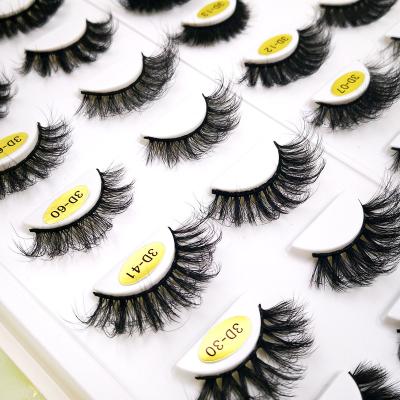 China 18mm Full Eyelash Handcrafted Limited Thick Kit Thick Black Cotton Band Eyelashes for sale