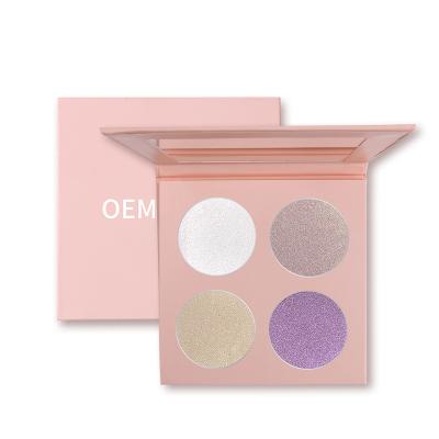 China High Pigmented Makeup Private Label Powder Highlighter Pressed Highlighter Bar And Contour Blush Vegan Palette for sale