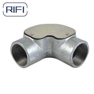 Cina Fittings per condotti GI galvanizzati immersi a caldo 20 mm Fittings per condotti con gomito BS4568 in vendita