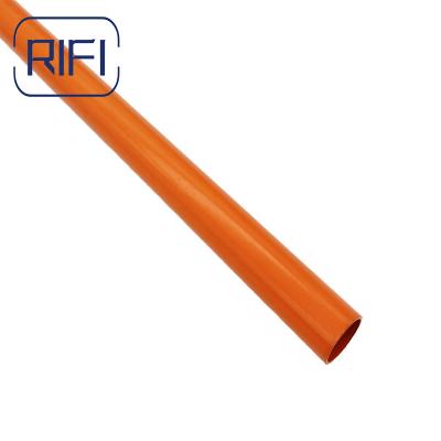 Chine Tuyaux de conduits en poudre orange revêtus de gi couleur EXPOXY BS4568 Bsen61386 BS31 à vendre