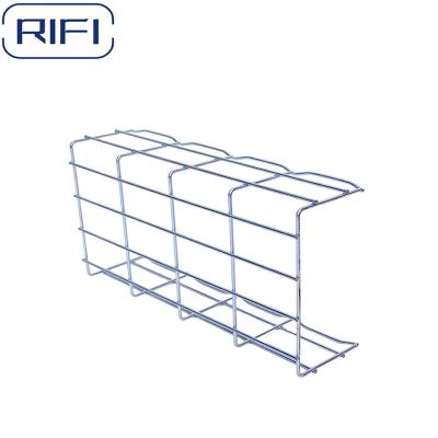 China Wire Mesh Electrical Cable Tray With Customized Load Capacity And Length 1000MM-6000MM zu verkaufen