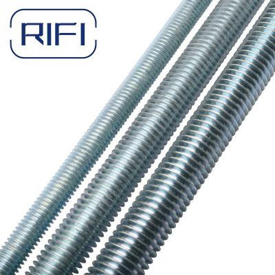 China OEM-staalhardware bevestigingsmiddelen DIN975/ DIN976 M6 M8 M10 Carbon Steel Zinkgeplatte gegalvaniseerde stuwdraadstaaf Te koop