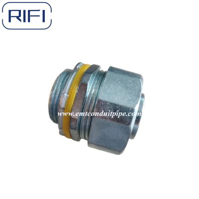 China Liquid Tight Flexible Conduit Zinc Liquid Tight Straight Connector for sale