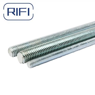 중국 Full Thread Bar Zinc Plated Threaded Rods Galvanized DIN975 4.8 8.8 Grade 판매용