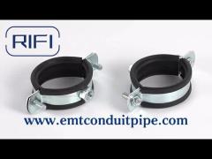 Carbon Steel Strut Channel And Fittings Heavy Duty  Pipe Clamp With EPDM