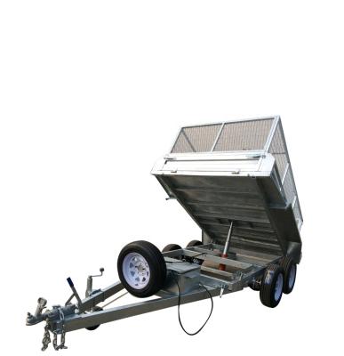 China Hydraulic Electric Car Trailer Tripper Trailer for sale