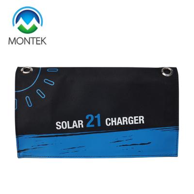 China 600D Polyester Top Selling Portable Folding 21W Phone Charger Solar Panel For Laptop Mobile Cell Phones for sale