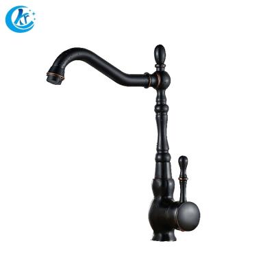 China Thermostatic Faucets Oil Rubbed Bronze Single Handle Classic Design 3 Way Kitchen Faucet for sale