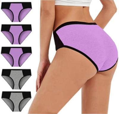 China Hot Selling Women's Breathable High Rise Soft Comfortable Plus Size Lady Briefs Breathable Teen Girl Briefs for sale