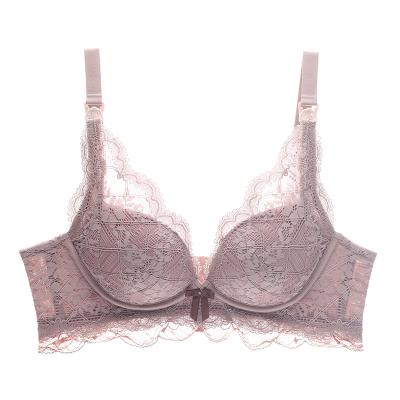 China Style Breathable Mother's Lace Bra Soft Breast Nursing Cavity Cup Design Women's Sexy Bra Women Underwear for sale