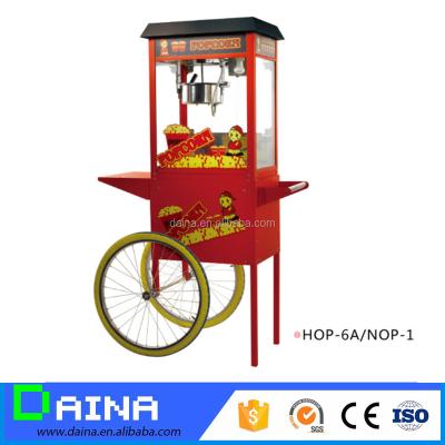 China Popcorn Trade Assurance! commercial automatic caramel making popcorn machine price with wheels for sale