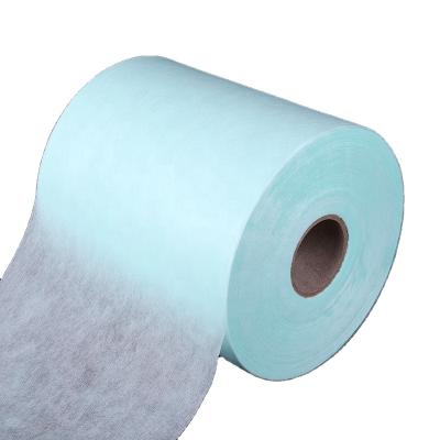 China Embossed Raw Materials Topsheet Waterproof Spunbond Nonwoven for sale