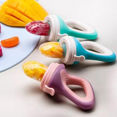 China BPA Free Food Grade Food Fruit Teether Silicone Baby Feeder Funny Hot Sale Adult Newborn Pacifier for sale