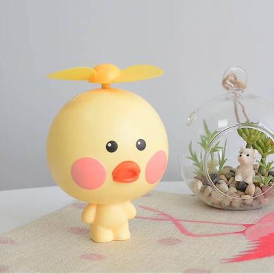 China Portable Travel Cartoon Smart Duck Fan Small USB Handheld Electric Fan for sale