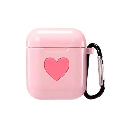 China Ultra Thin Soft For Apple Airpod Case Silicone Cover Earphone Case Heart Lover Wireless Box For Airpods for sale