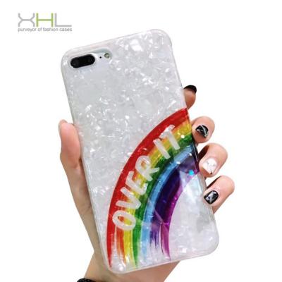 China Protect Phone TPU Newest Styles Developed Rainbow Phone Cover Case For iphone 7 for sale