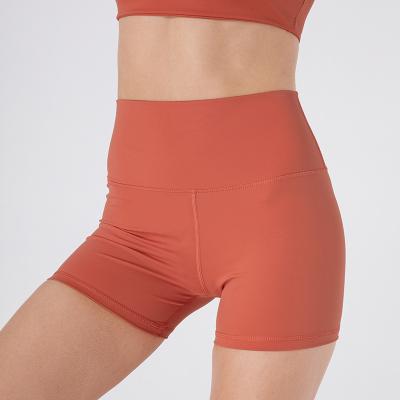 China New breathable fitness pants high-waist tight-fitting high-elastic yoga shorts for sale