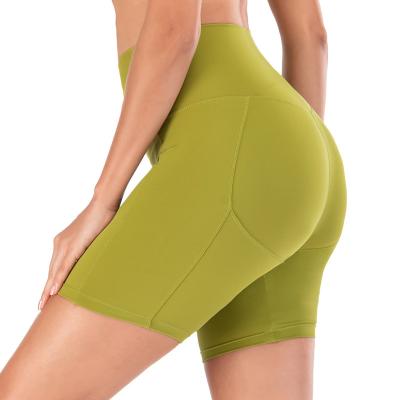 China Wholesale QUICK DRY Sports Shorts Yoga Tights Women Fitness Women Workout Gym Recycling Shorts for sale