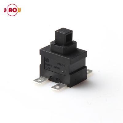 China 10A 250V vacuum cleaner kan type latching micro push button switch switch 24.6*19.3*13.1mm for sale