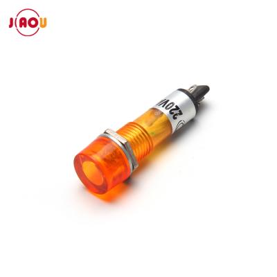 China JIAOU XD10-3 12v 24v 220v Signal Lamp Indicator Light 10MM Plastic Plastic Indicator Lamp Indicator for sale