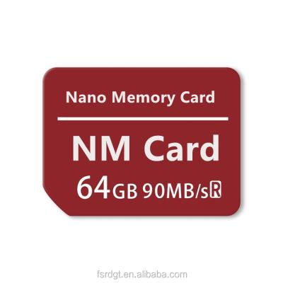 China New Plastic Nano Memory Card 64GB 90MB/s SD Card 64g Flash Card for sale