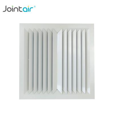 China Long Lifespan Aluminum Two Way Opposed Blade Blow Ceiling Air Diffuser Ventilation Supply for sale