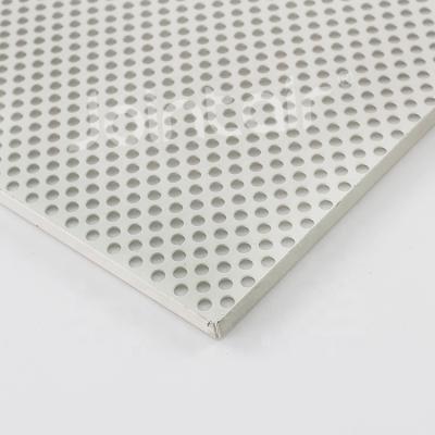 China Easy Installation Hot-dipped Round Hole Punched Plate Metal Screen Sheet Perforated Panel for sale