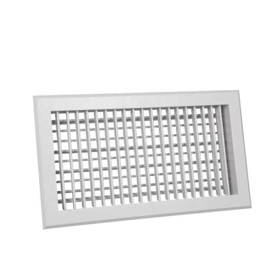 China Duct Ceiling Grilles Single And Double Deflection Long Life Air Conditioning Baffles for sale