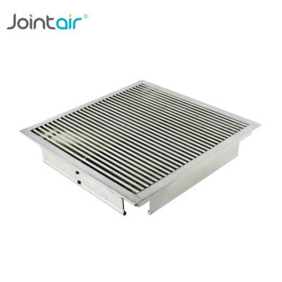 China HVAC Easy Installation Aluminum Decorative Metal Linear Bar Floor Register Grill Diffuser for sale