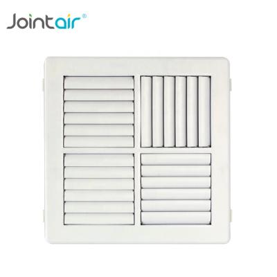 China Air Conditioner Ventilation Easy Installation Multi Directional Plastic Ceiling Grille for sale