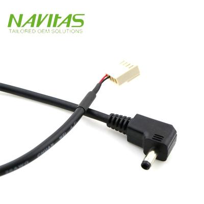 China Electronic Molex 22-01-2045 4.0mm x 1.7mm DC Right Angle Plugs To Molex Terminal 4 2.54 Mm Connectors for sale