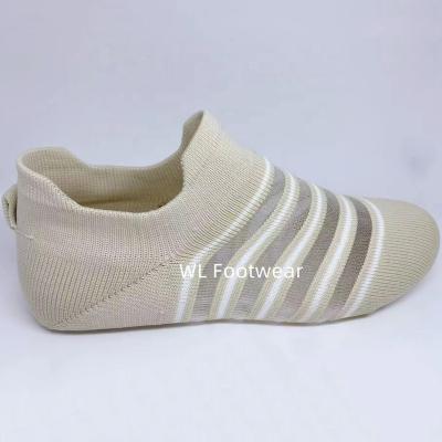 China Fashion\Wholesale Customized Fly Comfortable\Durable Knit Comfortable Shoe Uppers For Men And Women for sale