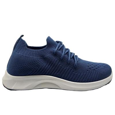 China Cushioning Horizontal Plane Factory Fitness Walking Shoes Cement Running Shoes Men Fly To Knit Running Sports Shoes for sale