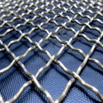 China New Arrival Preservative Corrosion Resistance Stainless Steel Wire Heavy Duty Plain Weave Crimped Wire Mesh for sale