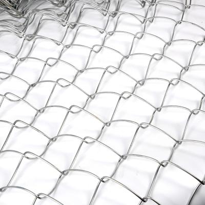 China Easily Assembled PVC Coated Chain Link Fence Wholesale Security Chain Link Wire Good Quality Mesh Fence for sale