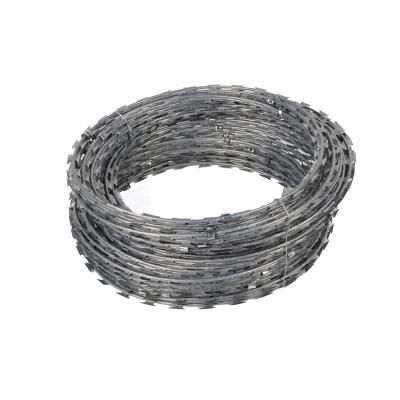 China Galvanized New Small Crimped Protection Performance Circle Wire Mesh Razor Barbed Wire Mesh for sale