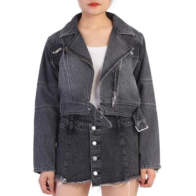 China Beautiful Customization Breathable High Quality Fast Delivery Long Durability Leisure Denim Jackets For Women's Denim Jackets Viable for sale