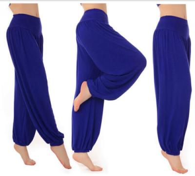 China Bohemian Aladdin Yoga Bloomers Trousers Baggy Activewear Women's Workout Hippie Harem Loose Pants QUICK DRY for sale