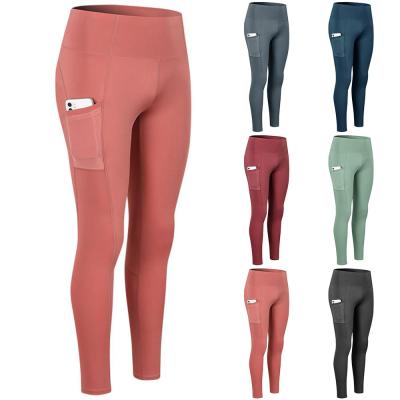 China Other 2021 New Design Wholesale Workout Leggings Sport High Waist Gym Fitness Yoga Pants With Pockets for sale