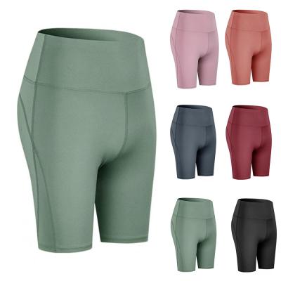 China Other Multicolor Plus Size Summer Gym Shorts High Waist Compression Leggings Running Seamless Pants Yoga Shorts for sale