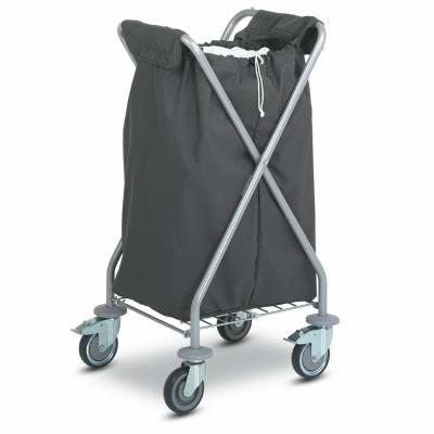 China Folding Laundry Hotel Luggage Dolly / OEM Chrome Hotel Luggage Carrier for sale