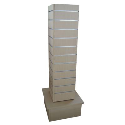 China Retail MDF Spinner Display Stands / Square Shaped Retail Floor Display Stands for sale