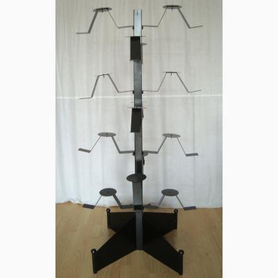 China Full Motorcycle Helmets Metal Equipment Rack Adjustable With Casters for sale